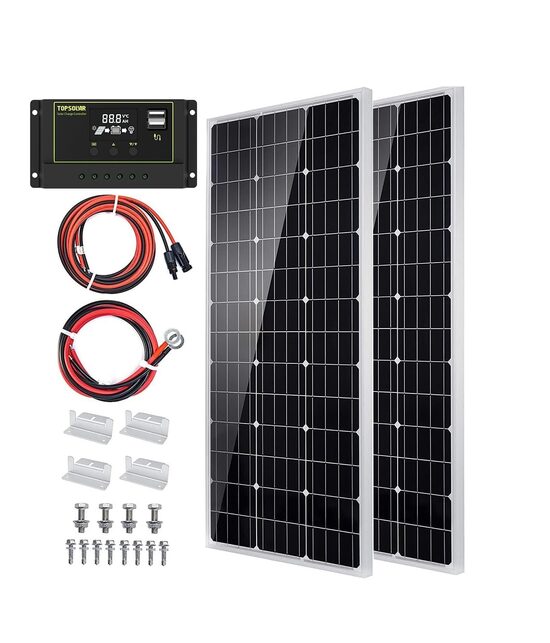 Saules Bateriju Komplekts 200W